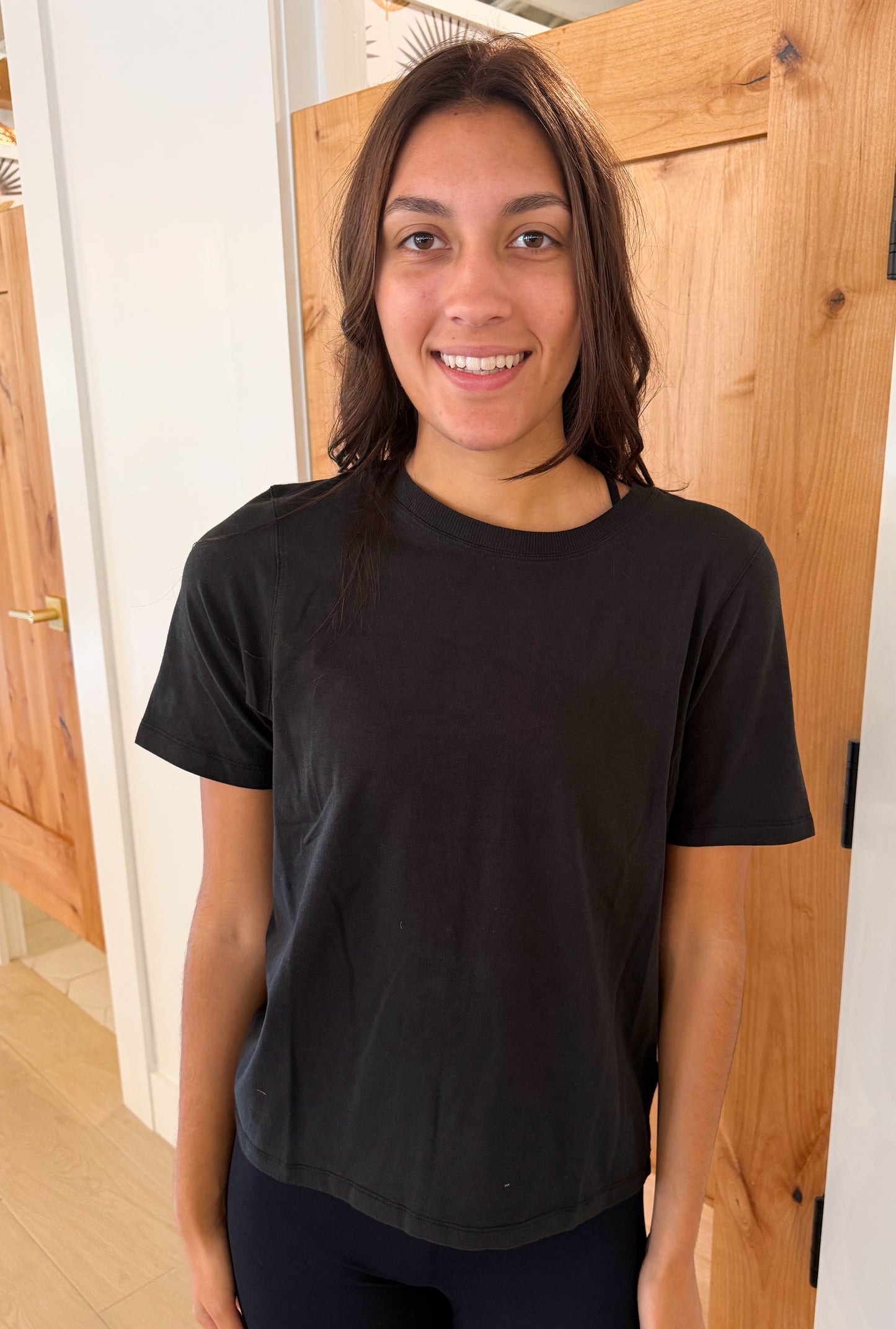 Classic Boxy Fit Tee, Black