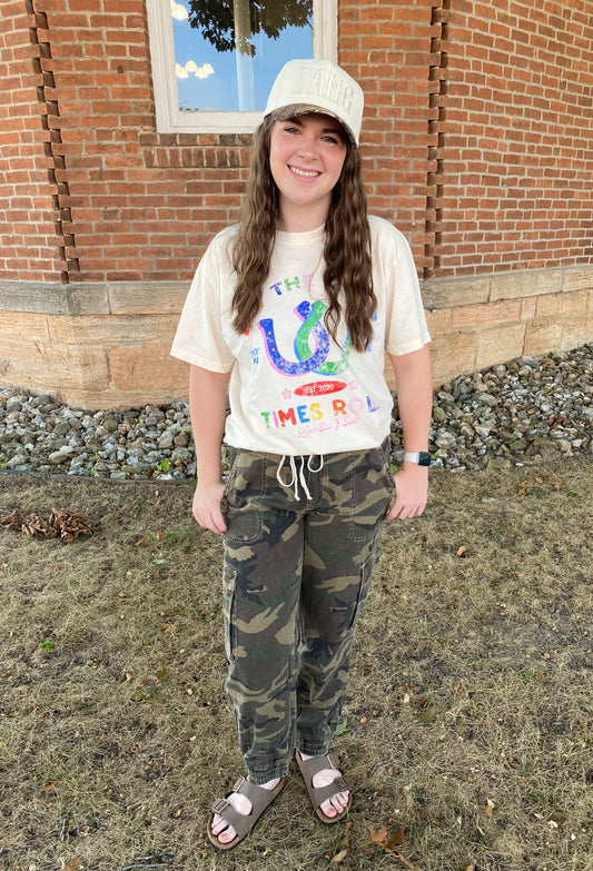 Camo Jogger Pants, Olive