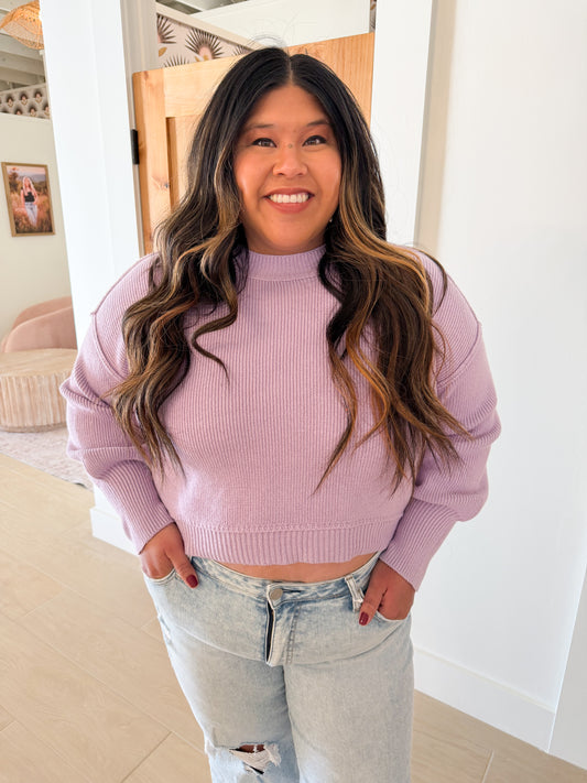 Regina Sweater, Lilac