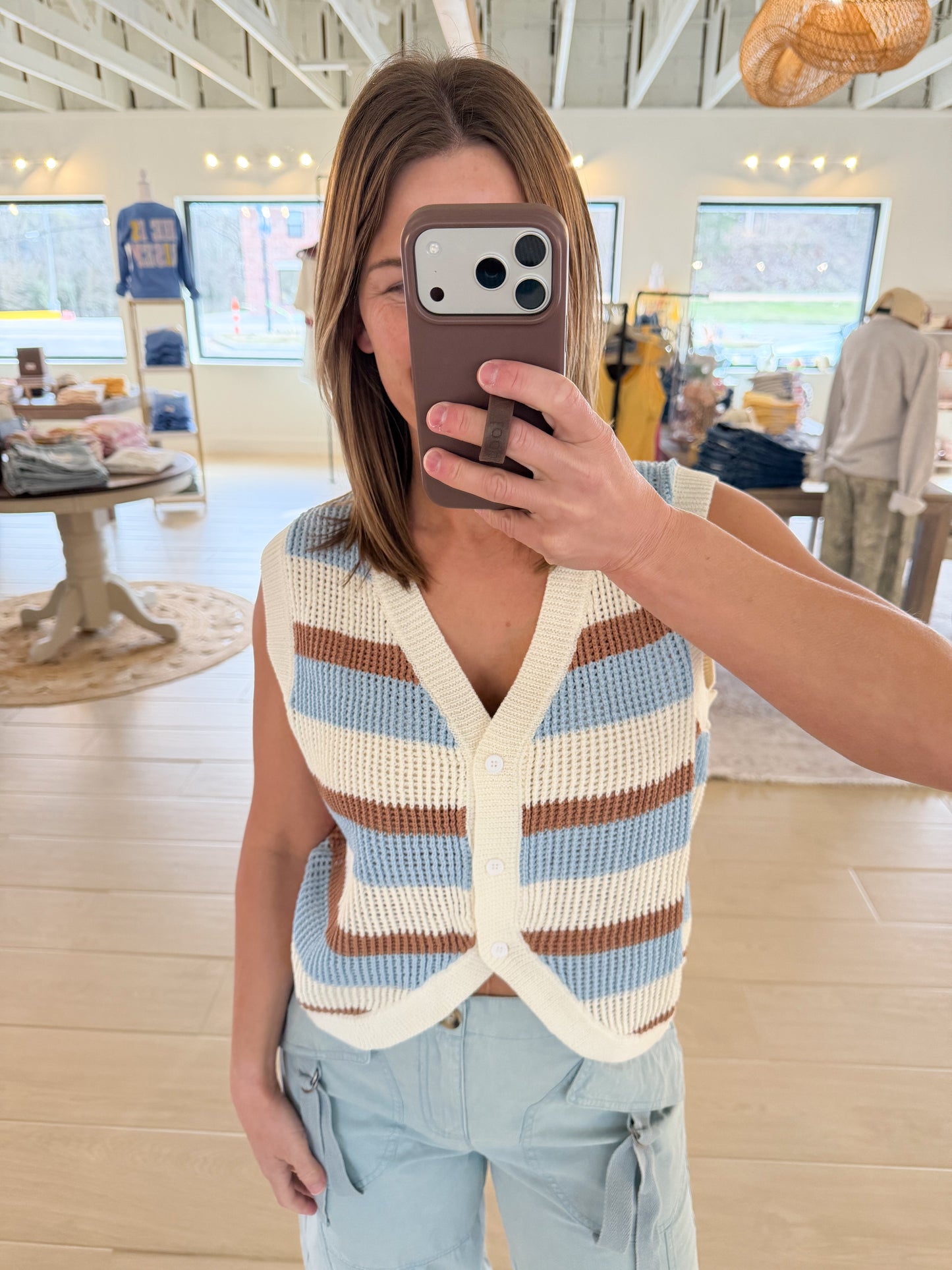 Driftwood Stripe Vest