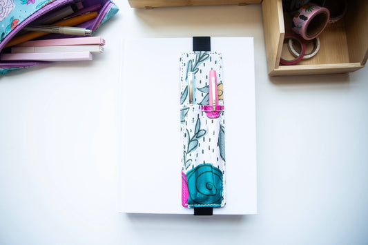 Church Floral Elastic Pen Holder