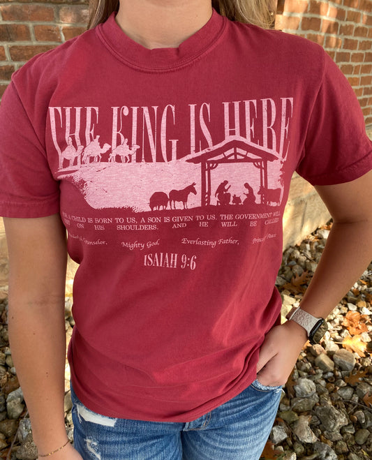 The King is Here Graphic