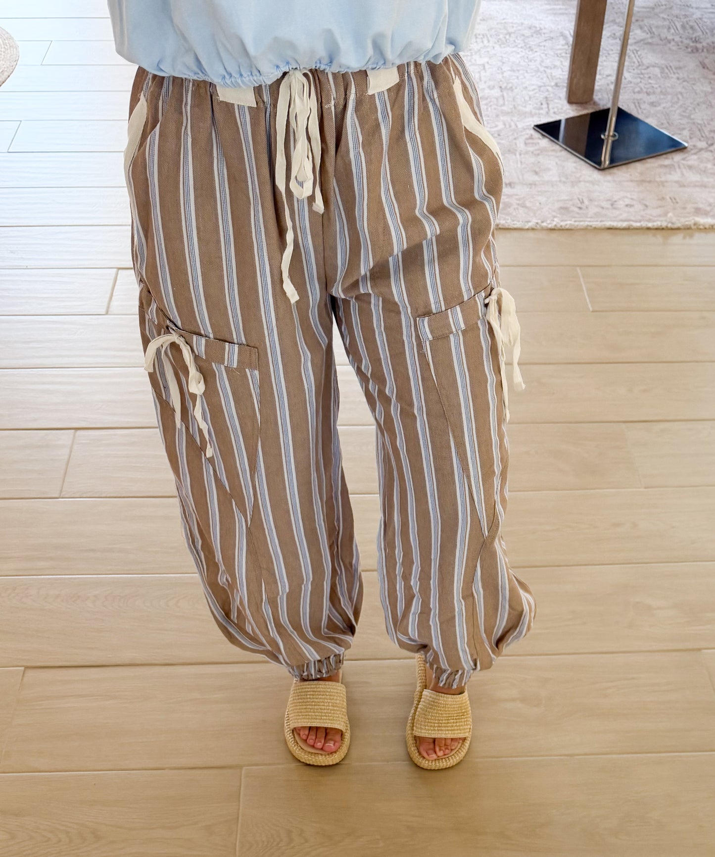 Sea breeze Stripe Jogger,