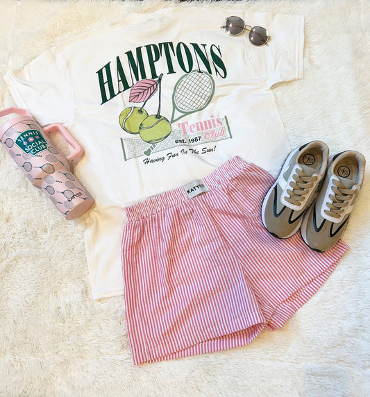 Oversized Hamptons Tennis Tee