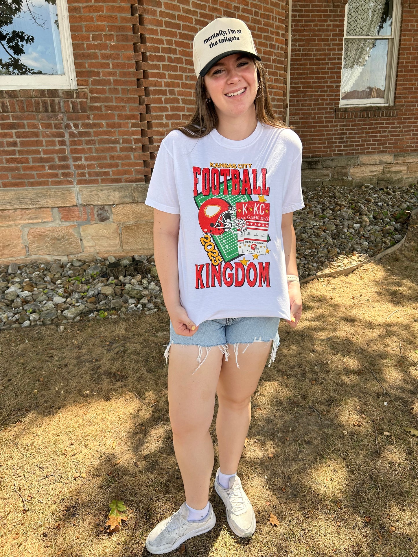 2025 Retro Kansas City Football Kingdom Tickets Tee