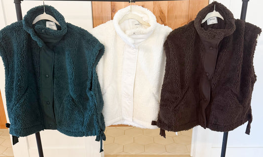 Sherpa Vest, Multiple Colors