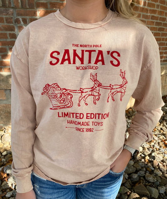 North Pole Santa’s Workshop Long Sleeve