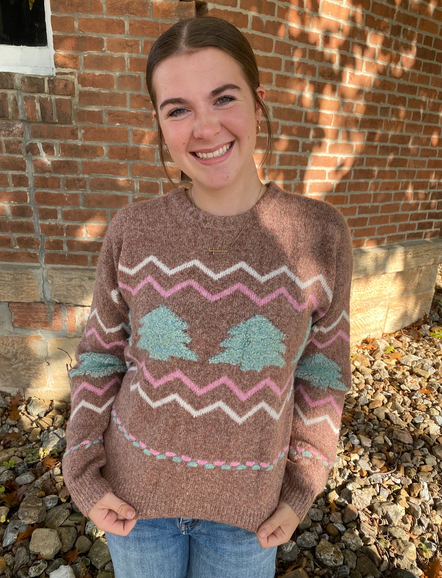 Christmas Tree Pattern Sweater