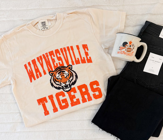 Tigers Basic Block Tee, Ivory