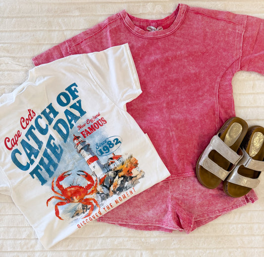 Catch of the Day Oversized Tee