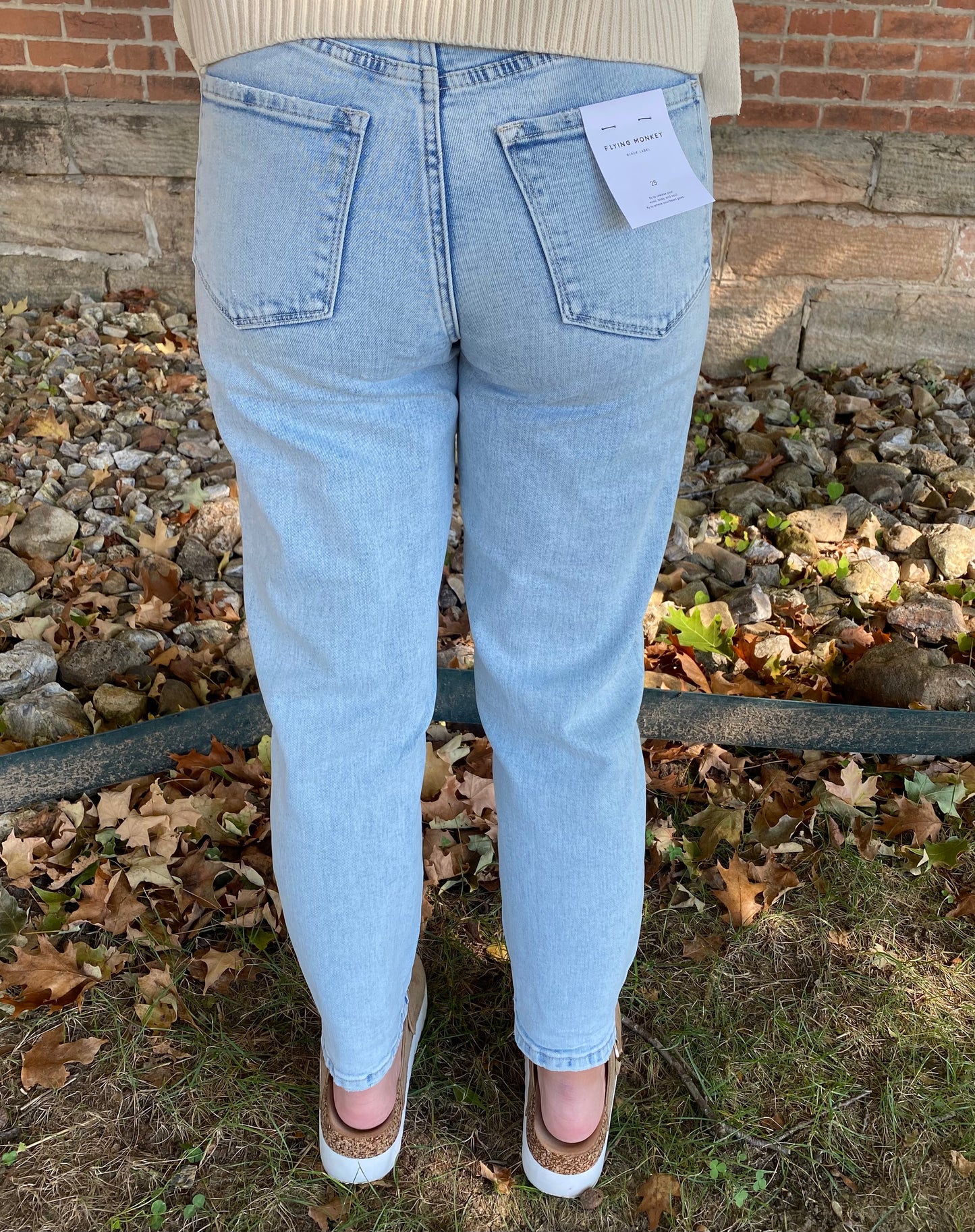 Flying Monkey Super High Rise Barrel Leg Jeans
