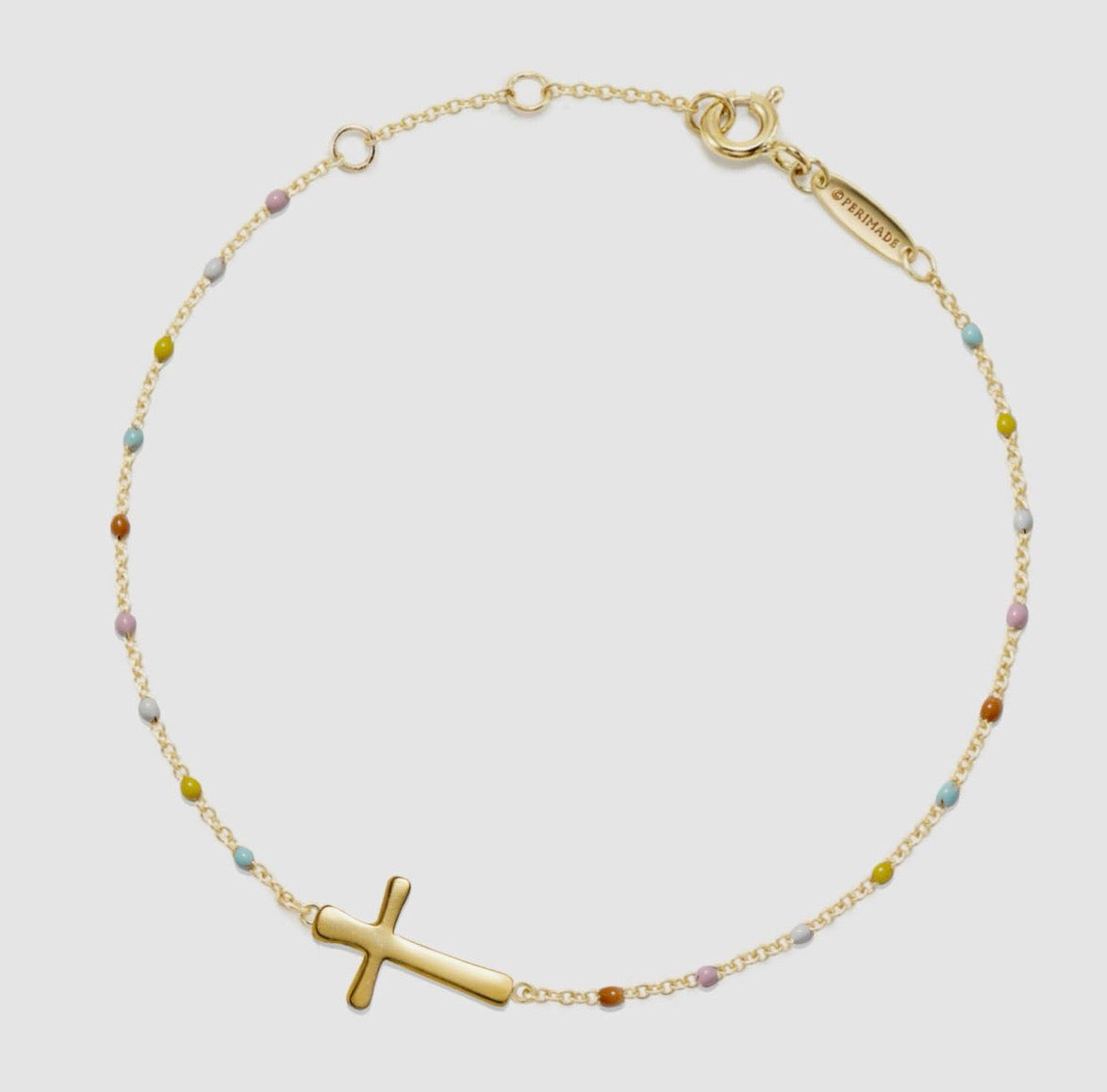 Dainty Color Cross Bracelet