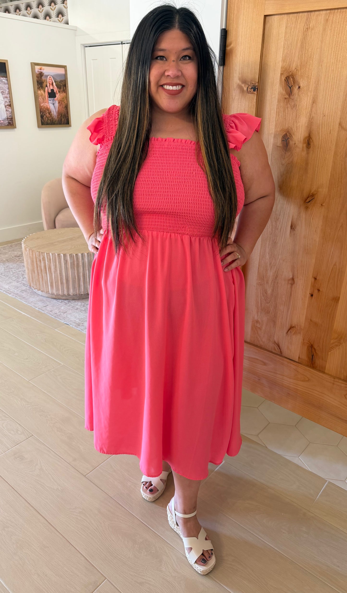 Summer Glow Midi Dress