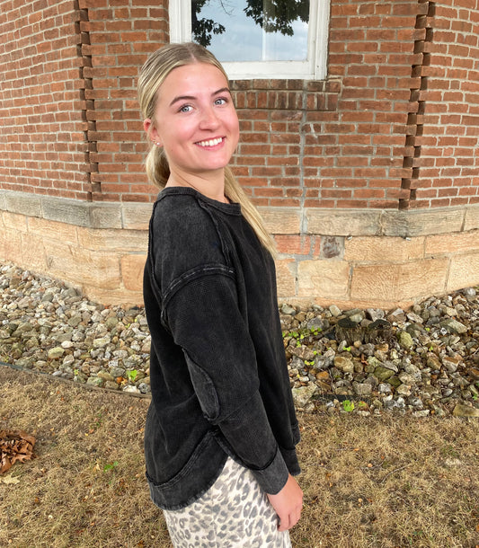 Sunday Softie Sweatshirt, Black