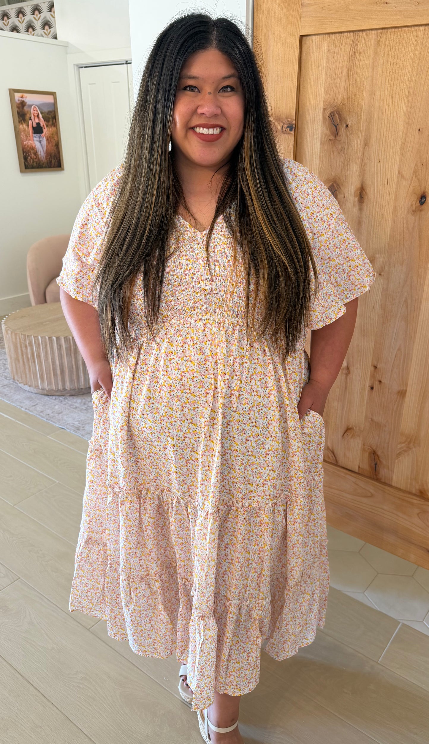 Golden Hour Garden Dress, Plus