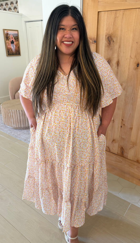Golden Hour Garden Dress, Plus