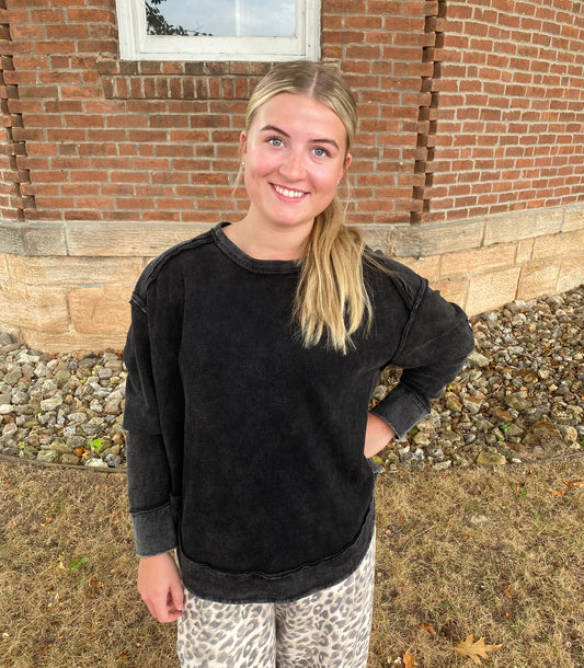 Sunday Softie Sweatshirt, Black