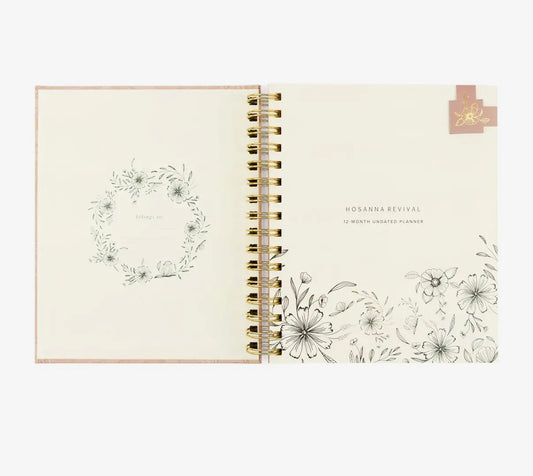 12 Month Undated Planner