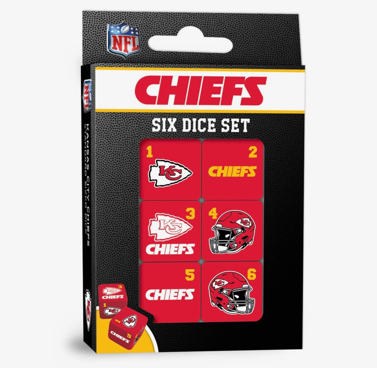 KC Chiefs Dice Set