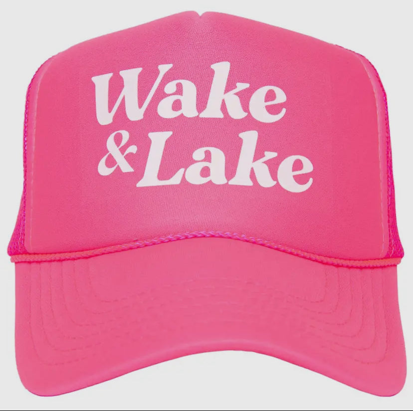Wake & Lake Trucker Hat