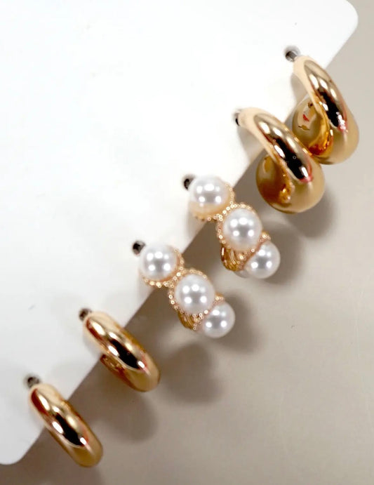 Pearl Darling Earring Set