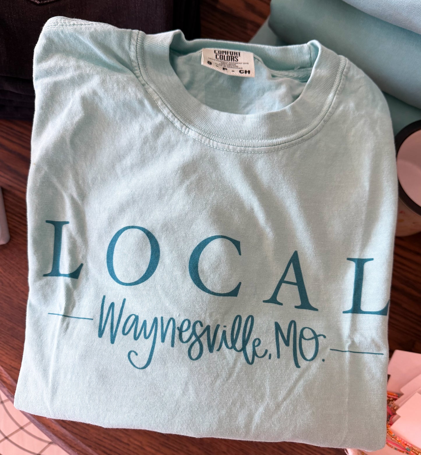 Waynesville Local Tee, Chalky Mint