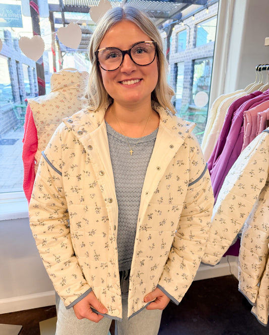 Floral Quilted Jacket