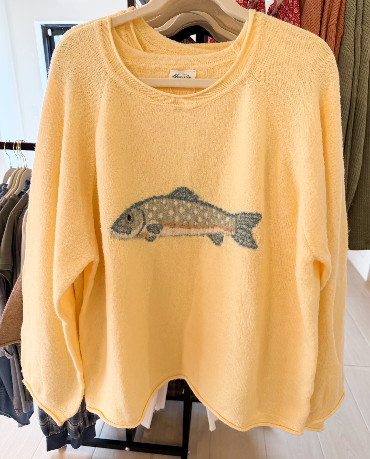 Plus Fish Cozy Sweater