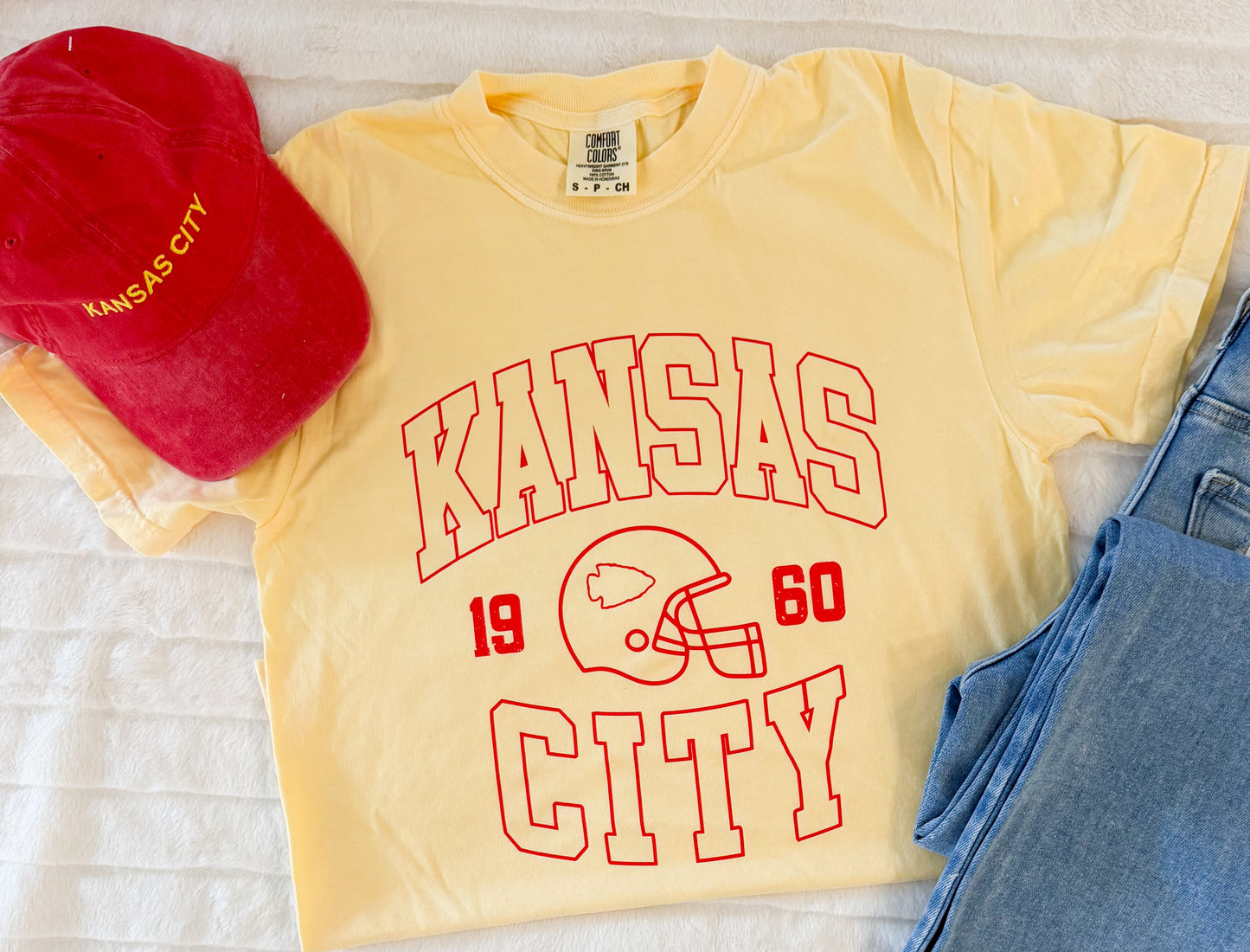 Kansas City Football Helmet Tee