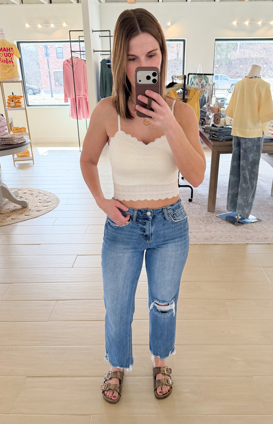 Lovervet High Rise Dad Slim Wide Jeans