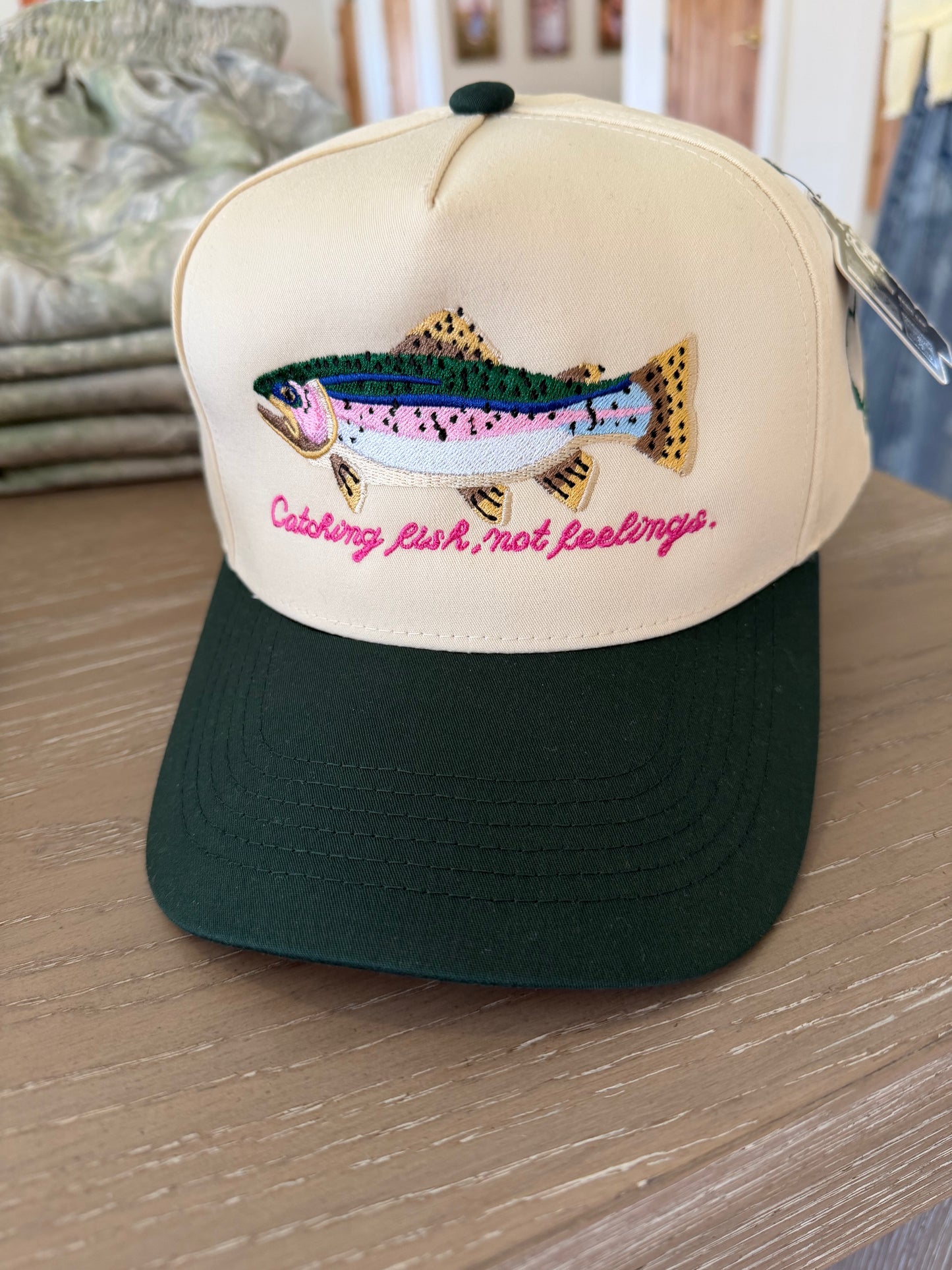 Catching Fish Not Feelings Hat