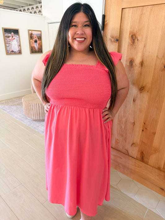 Summer Glow Midi Dress