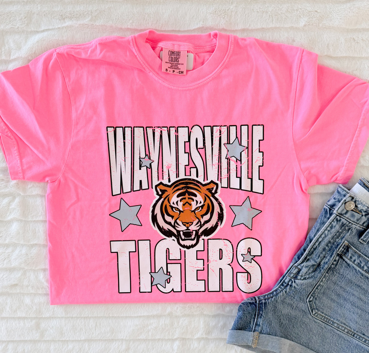 Pink Tigers Star Tee