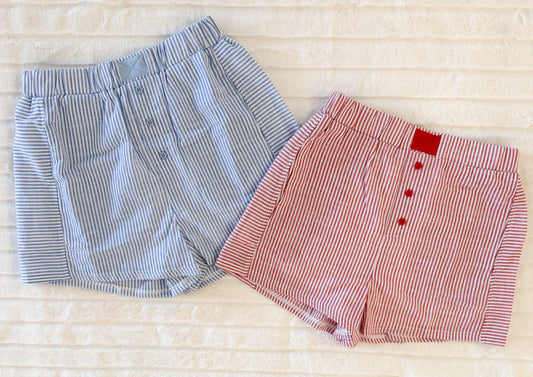 Stripe Boxer, Red