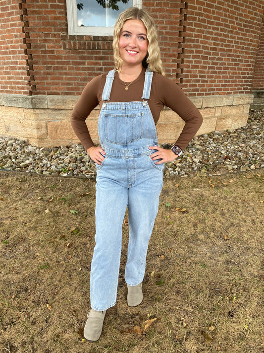 Denim Overalls