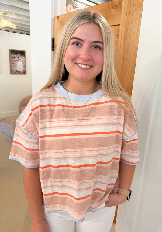 Peachy Horizon Top