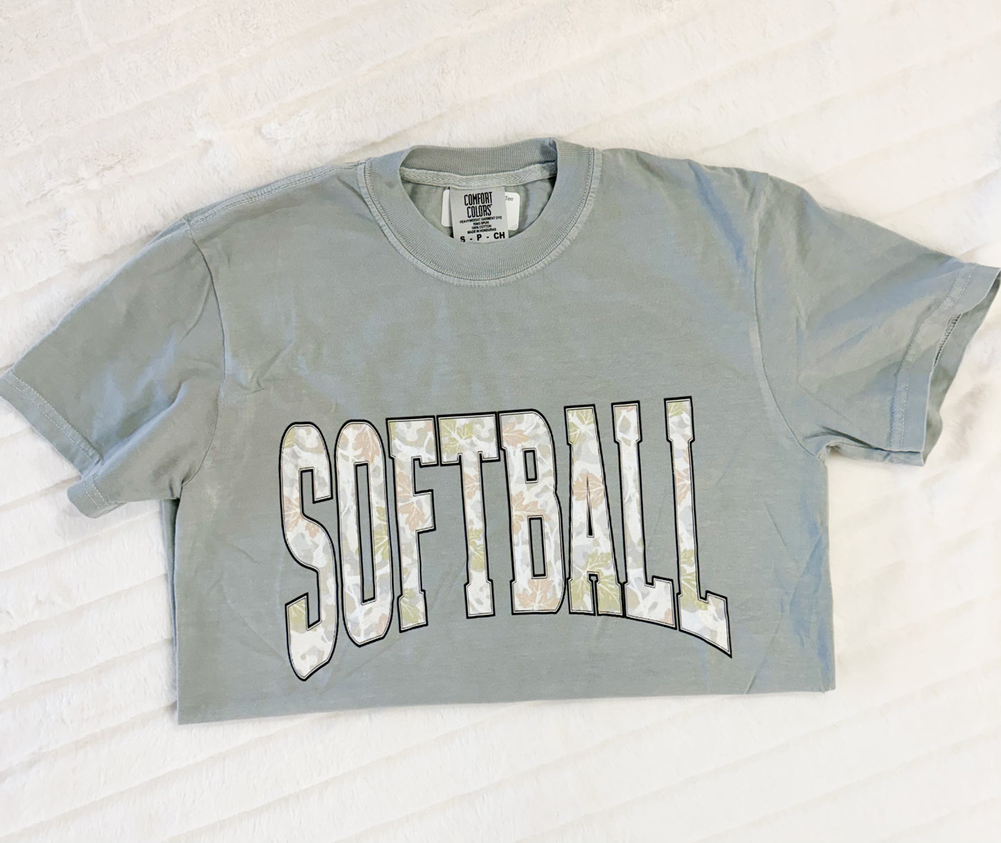 Camo Softball Tee