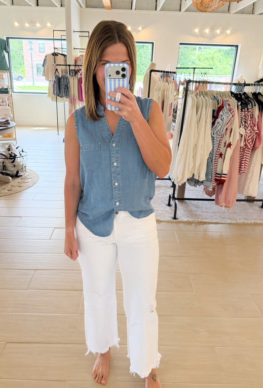 Denim Daydream Top