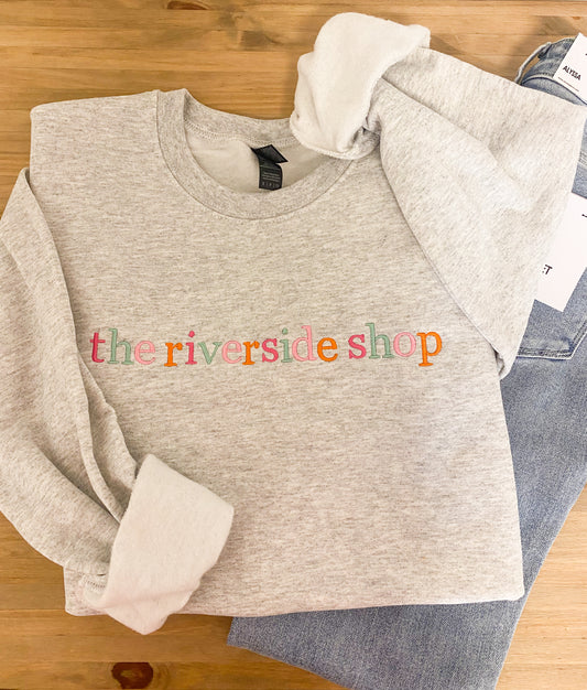 The Riverside Shop Embroidered Sweatshirt