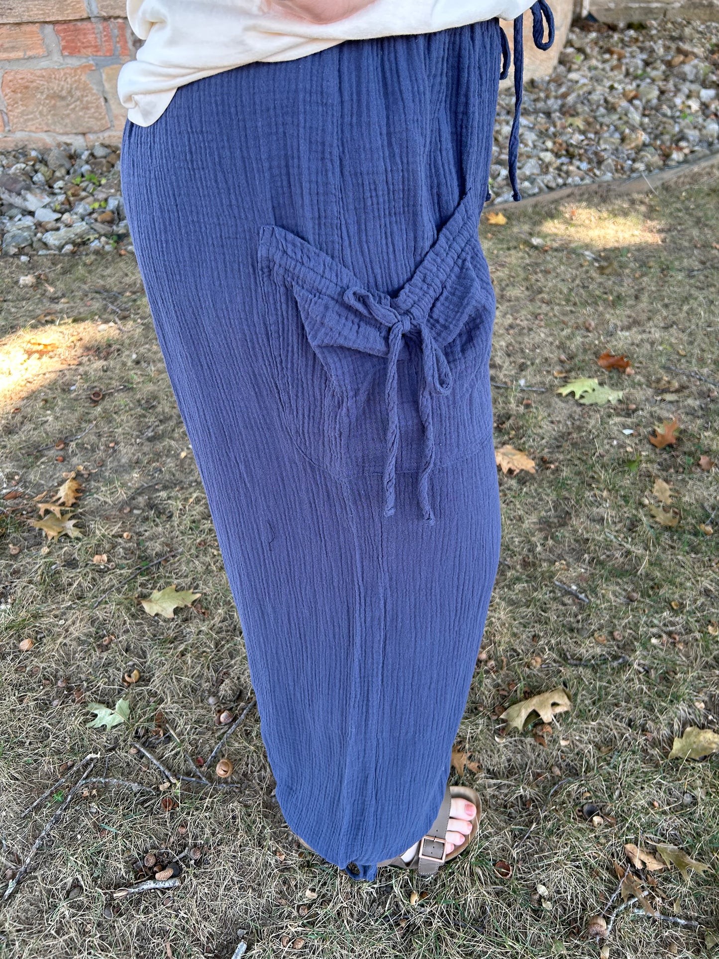 Vintage Gauze Jogger Pants,