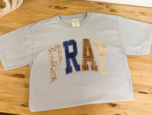 Embroidered Pray Tee