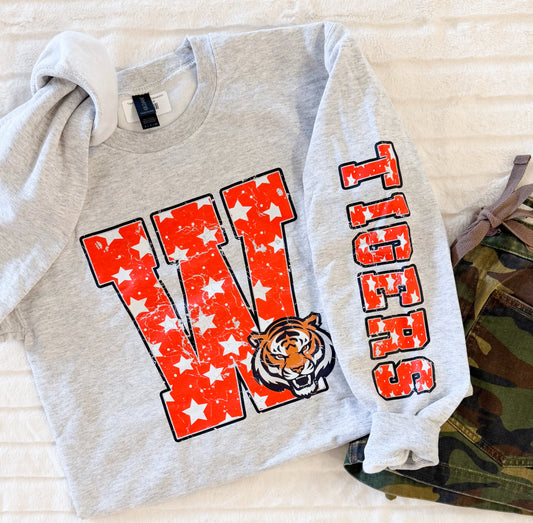 Tigers Varsity Stars Sweatshirt
