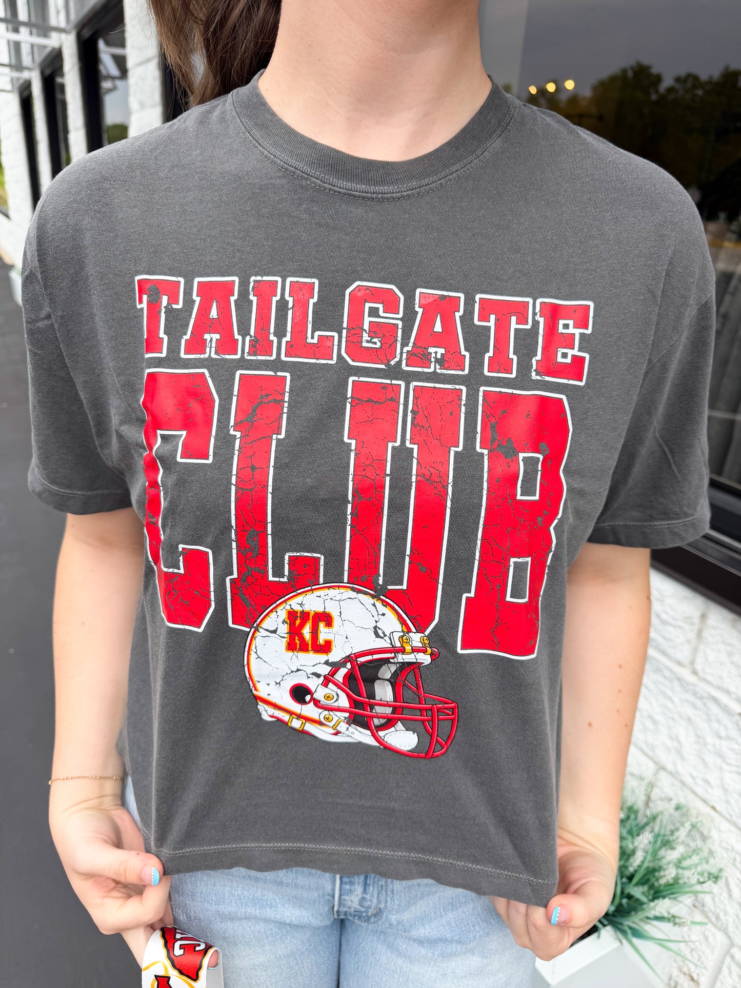 KC Tailgate Crop Tee