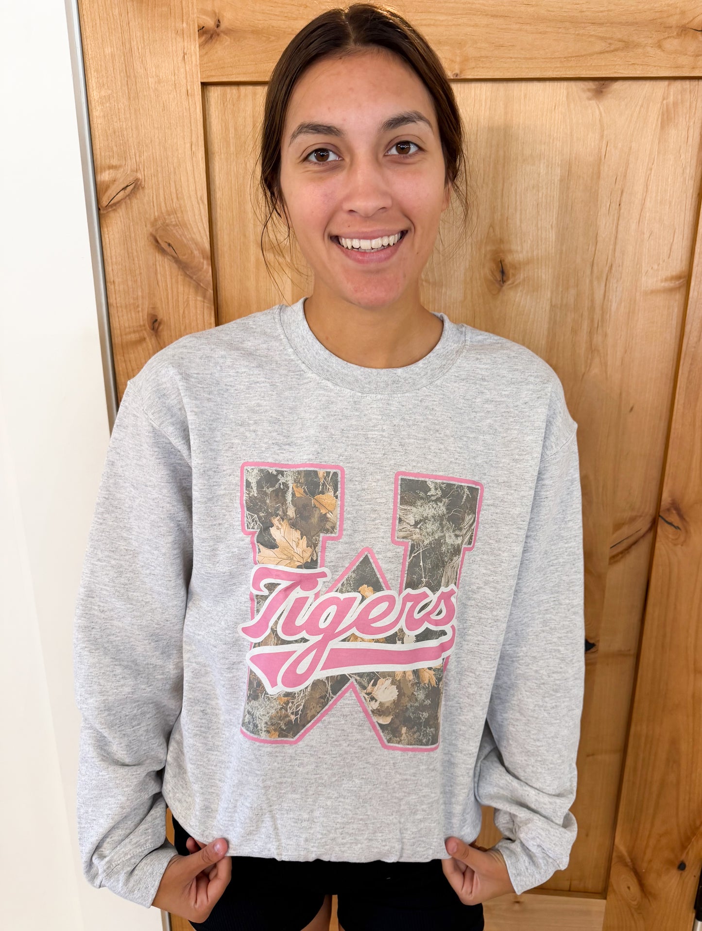Pink Tigers Camo Sweatshirt