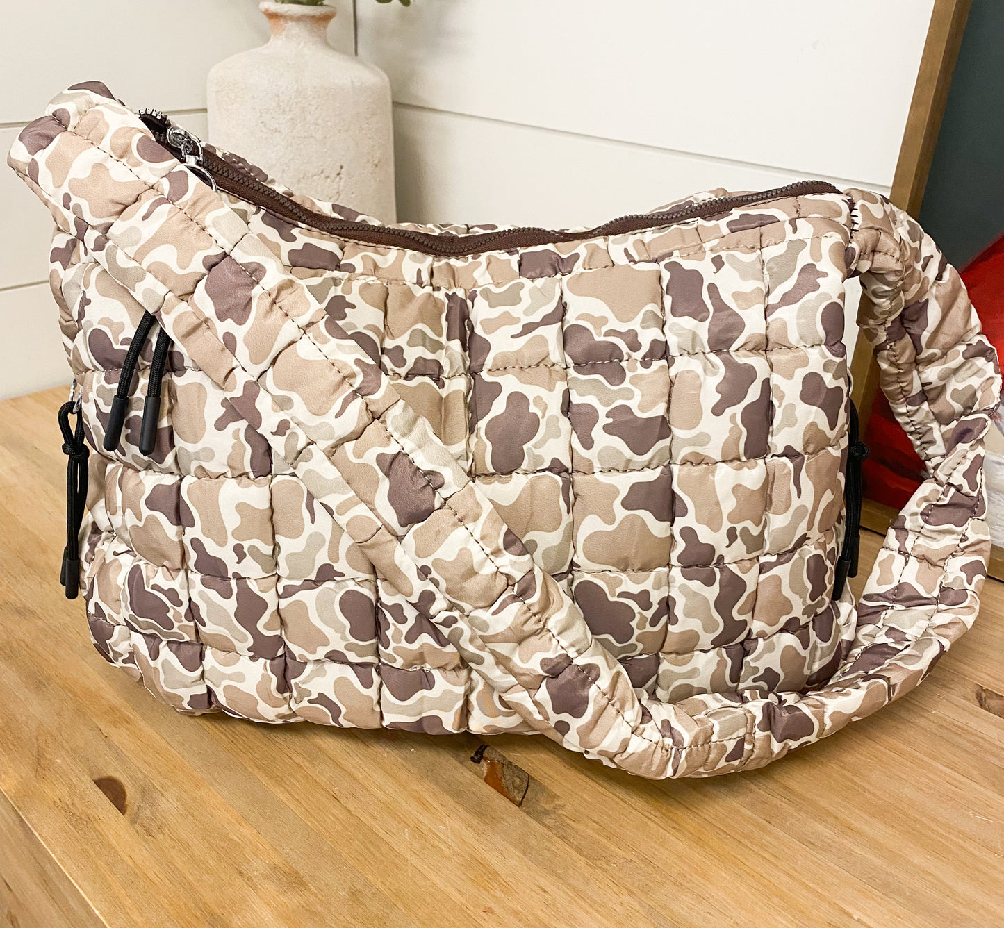 Duck Camo Quilted Bag