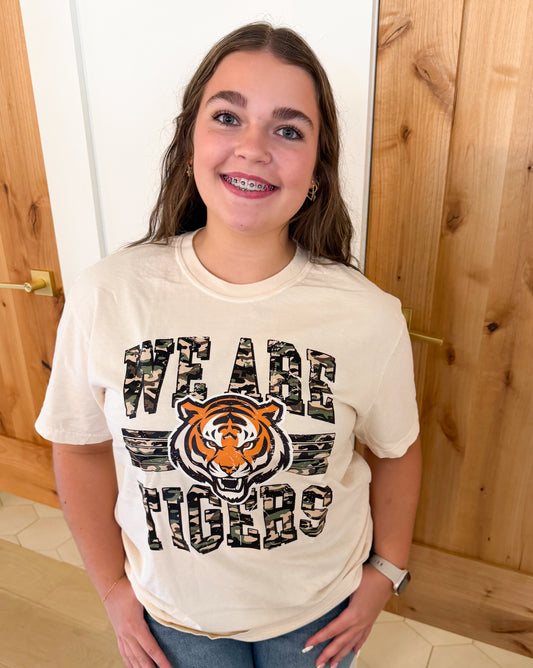 Camo We Are Tigers Tee
