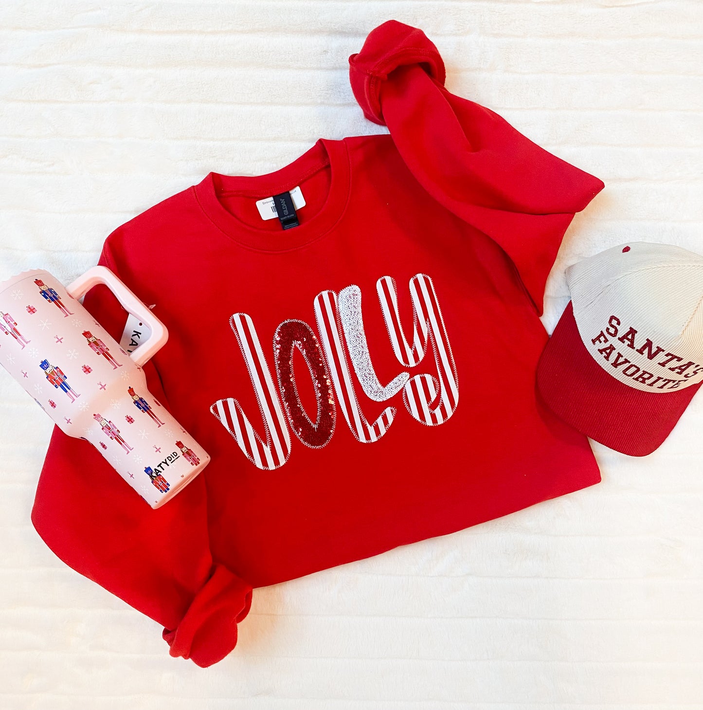 Embroidered Jolly Sweatshirt