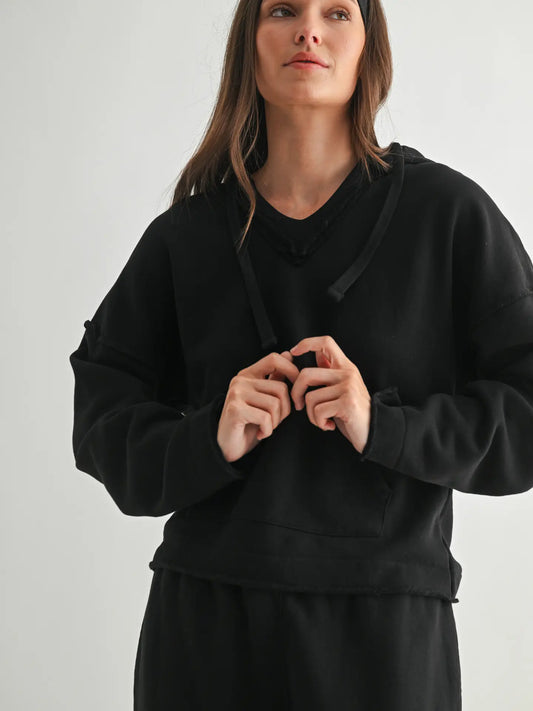 Malibu Air Cotton Hoodie, Black