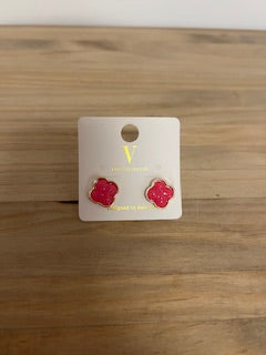 Pink Blossom Studs