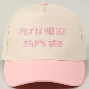 Put It On My Dad’s Tab Trucker Hat